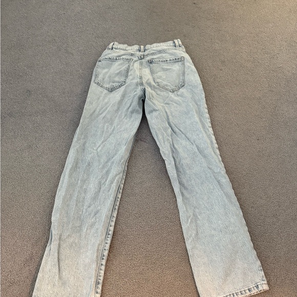 Garage Women's Light Blue Straight Leg Jeans - Picture 2 of 2